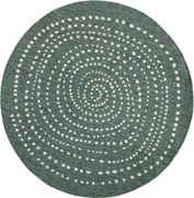 Зелен двустранен килим за открито , Ø 200 cm Bali - NORTHRUGS