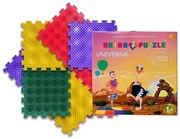 Модулен килим за игра Ortho Puzzle - Микс - Таралежи