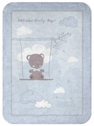 KIKKA BOO Меко зимно одеяло 110/140 см. DREAM BIG BLUE