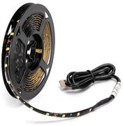 Aigostar LED лента 2м, 4,9W, 5V, 2700K, IP65, черна