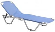 Шезлонг - 5 позиции - Светло Син
