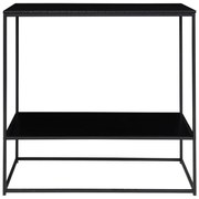 Черна конзолна маса с черен плот 80x36 cm Vita - House Nordic