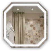 Огледало за баня LED осветление LM Velvet Ray 1000×1000мм