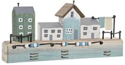 Декоративна фигурка DKD Home Decor Син MDF (38,5 x 5,8 x 17,2 cm)