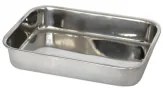 Иноксова тава правоъгълна 35x21,5xh5,5см (407735)