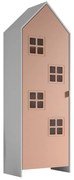 Бял/розов детски гардероб 58x172x37 cm Casami Bruges – Vipack