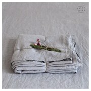 Светлосив ленен чаршаф 180x260 cm Light Grey – Linen Tales