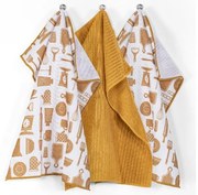 Кърпи в комплект от 3 кърпи от микрофибър 48x40 cm Essential - Tiseco Home Studio