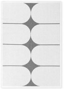 Черно-бял килим за открито и закрито 160x230 cm Duet Bowen – NORTHRUGS