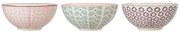 Комплект от 3 чаши от каменна керамика, ø 16,5 cm Maya - Bloomingville
