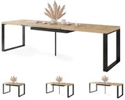 АВАРИ Дъб Артисан - ЛОФТОВА ХОЛНА/ТРАПЕЗНА МАСА РАЗТЕГАТЕЛНА ДО 270 или 290 см!