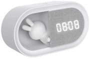 LED нощна лампа с будилник BUNNY LED/1,2W/5V 3000K, регулируема