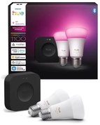 Стартов комплект Philips Hue WACA 2xE27/8,1W 1000-20000K  + устройство за свързване