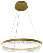 LED Пендел PRECIOSA LED/52W/230V Ø 60 см златист