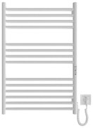 Отопляема лира за баня HF GREENWICH 170W/230V 77x53 см бял кръгла