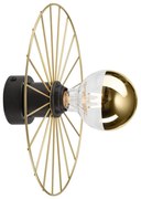 Аплик MONTANA 1xE27/15W/230V Ø 30 cm златист