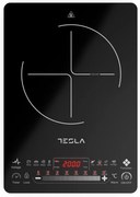 Индукционен котлон Tesla IC400B, 2000W, Touch screen, LED дисплей, 9 програми, 8 нива на мощност, Таймер, Черен