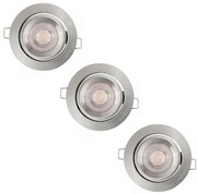 Osram - Комплект от 3 димируеми вградени LED осветителни тела LED/4,9W/230V