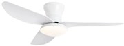 Brilagi - LED Димируем таванен вентилатор LED/30W/230V 3000-6500K бял + д.у.