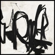 Ръчно рисувана картина 100x100 cm Playblack 2 - Malerifabrikken