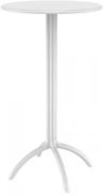 Бар маса ф-60x60x108cm - OCTOPUS БЯЛА (161)