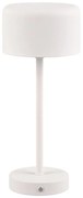 Бяла LED настолна лампа с възможност за димиране (височина 30 cm) Jeff - Trio