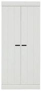 Гардероб от бял бор 77x175 cm Connect - WOOOD