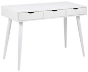 Бял писмен бюро ADIS с чекмеджета