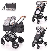 Бебешка количка SENA LORELLI - Grey MARBLE