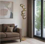 Brilagi - LED Лампион MILLA 7xG9/3W/230V златист/опушен