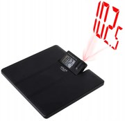 Кантар Adler AD 8182, До 180 кг, Проектор, LCD дисплей, 4 x ААA, Черен