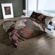 Чаршафи с памучен сатен - божур на тъмен фон 3 časti: 1ks 160x200 + 2ks 70x80