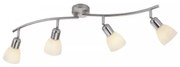 JUST LIGHT. 11954-55 - Точково осветително тяло KARO 4xE14/40W/230V матов хром