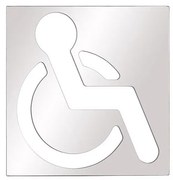 Икона за инвалиди 12x12 см неръждаема стомана/сребриста