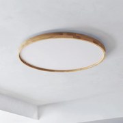 Brilagi - LED димируемо осветително тяло ALSON LED/72W/230V 3000-6500K дъб Ø 78 см + дистанционно управление