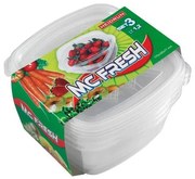 КОМПЛЕКТ 3 бр. прозрачни кутии за храна 1,2 л