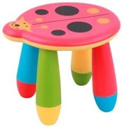 Детско пластмасово столче Калинка - червена