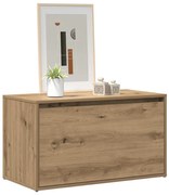 856753 vidaXL Пейка за коридор, 80x40x45 см, Дъб артизан, Инженерна дървесина