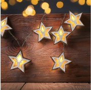 Solight 1v271 - LED  гирлянд 10xLED/2xAA 1,8m топла бяла