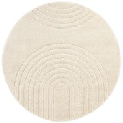 Кремавобял килим, ø 160 cm Norwalk Fergus - Mint Rugs