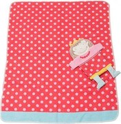 David Fussenegger - Бебешко одеяло Juwel 70x90 Точки с Кукла Принцеса