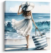 Картина на платно – Лятна разходка по плажа