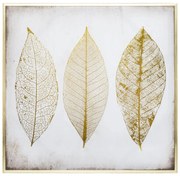 Картина с рамка atmosphera Feather, Принт на платно 58x58 см, Ефект алуминий