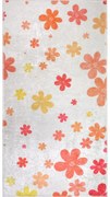 Детски килим подходящ за пране в оранжево цвят слонова кост 60x100 cm Fall Flowers – Vitaus