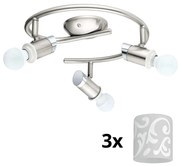 Eglo - LED точково осветително тяло MY CHOICE 3xE14/4W/230V хром/бяло