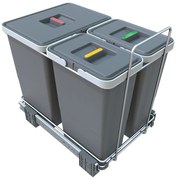 Пластмасов контейнер за сортирани отпадъци/вграден 28 л Ecofil - Elletipi