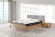 Матрак isleep, SilverPlus, 82x190x24, Среден към мек, Мемори пяна