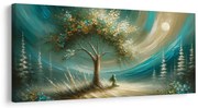 Картина на платно – Медитация под дървото на живота