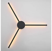 Brilagi - LED Аплик LUGO TRE LED/14W/230V черен