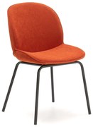 Оранжеви трапезни столове в комплект от 2 Vicky - Marckeric